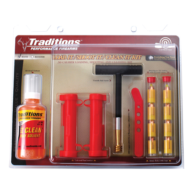 Traditions Load It/Shoot It/Clean It .50 Caliber Shooting and Cleaning Kit Bass Pro Shops